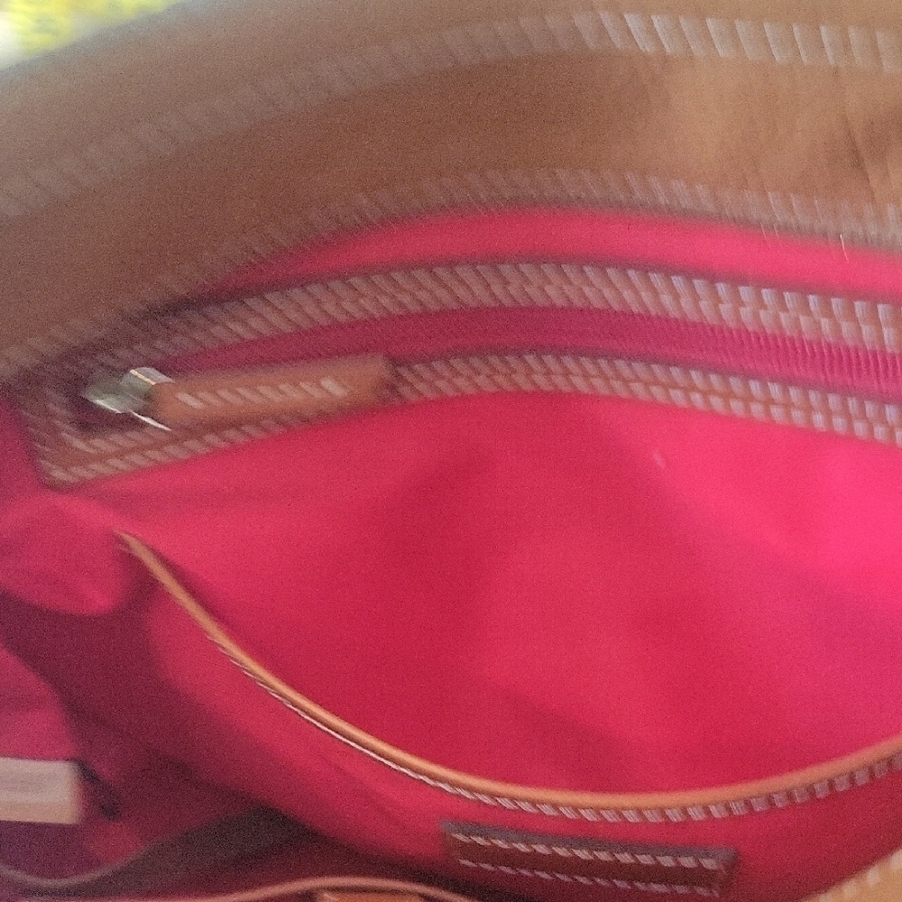 Dooney & Bourke Tan Structured Leather Tote - Picture 10 of 15